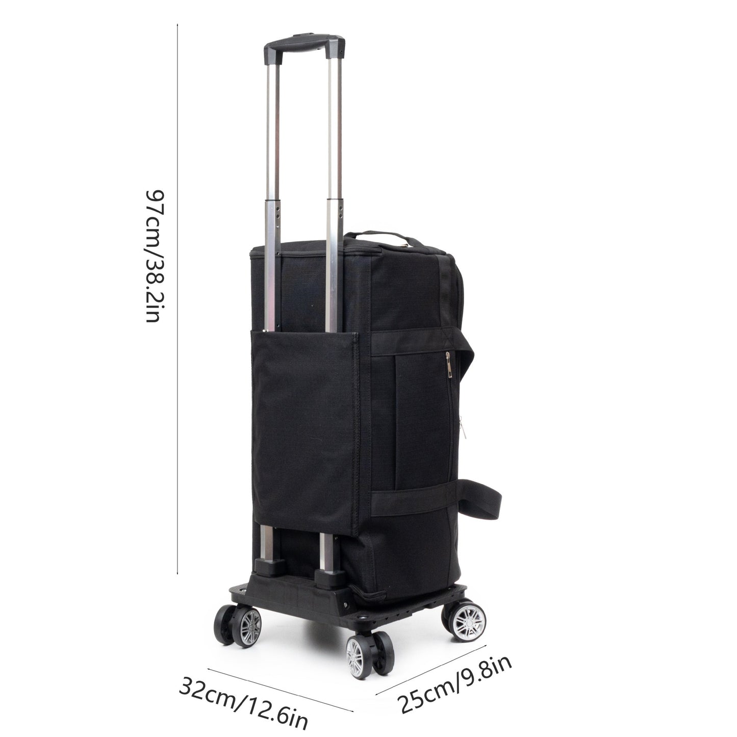 The Weekender Pro™: 2-in-1 Wrinkle-Free Rolling Garment Duffel Bag