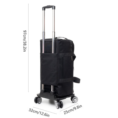 The Weekender Pro™: 2-in-1 Wrinkle-Free Rolling Garment Duffel Bag
