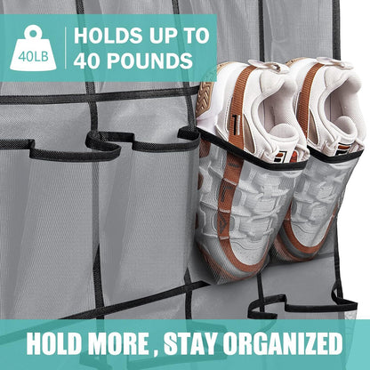 Space-Saving Over-the-Door Shoe Organizer