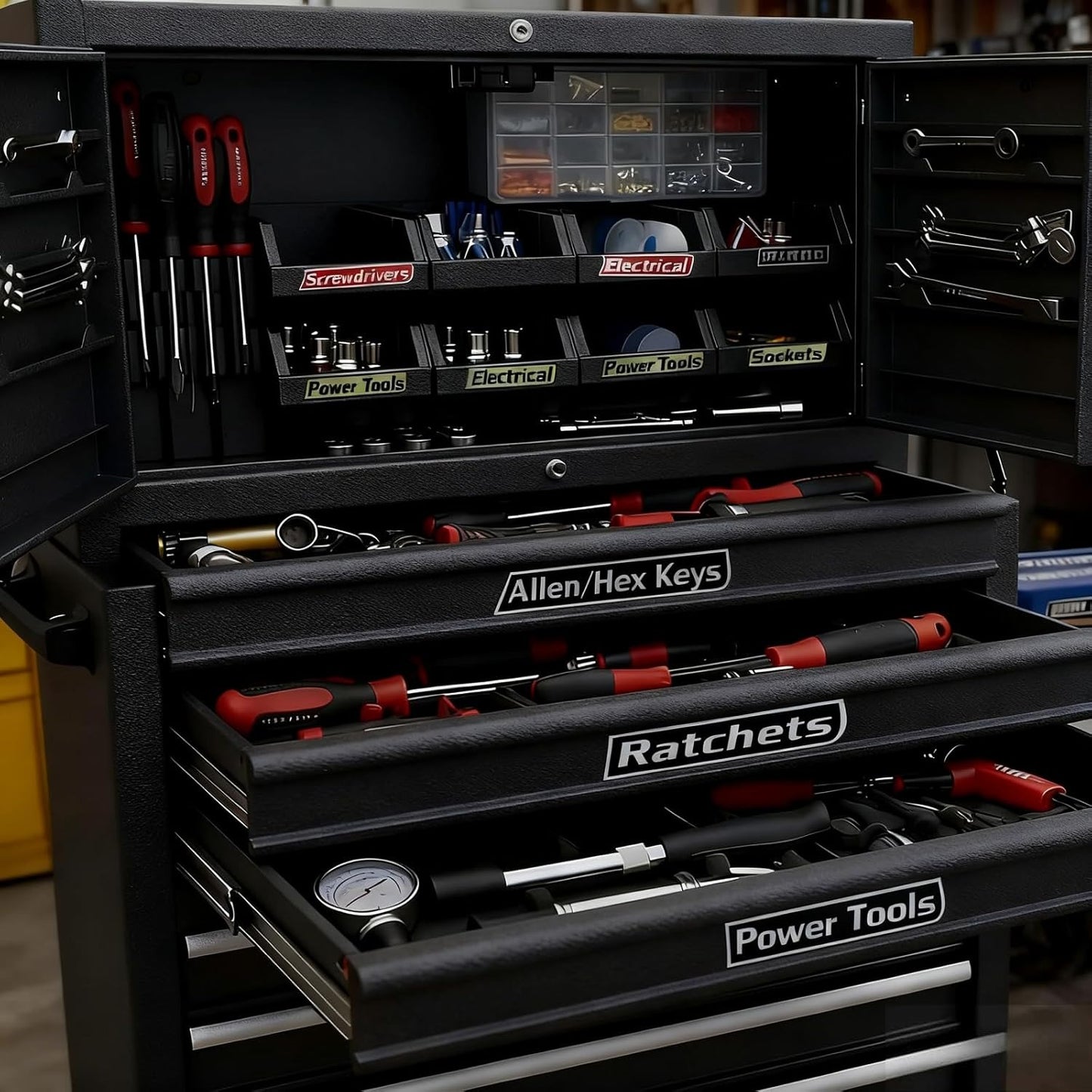 3D Magnetic Toolbox Labels — Organize Your Tools Without Sticky Mess