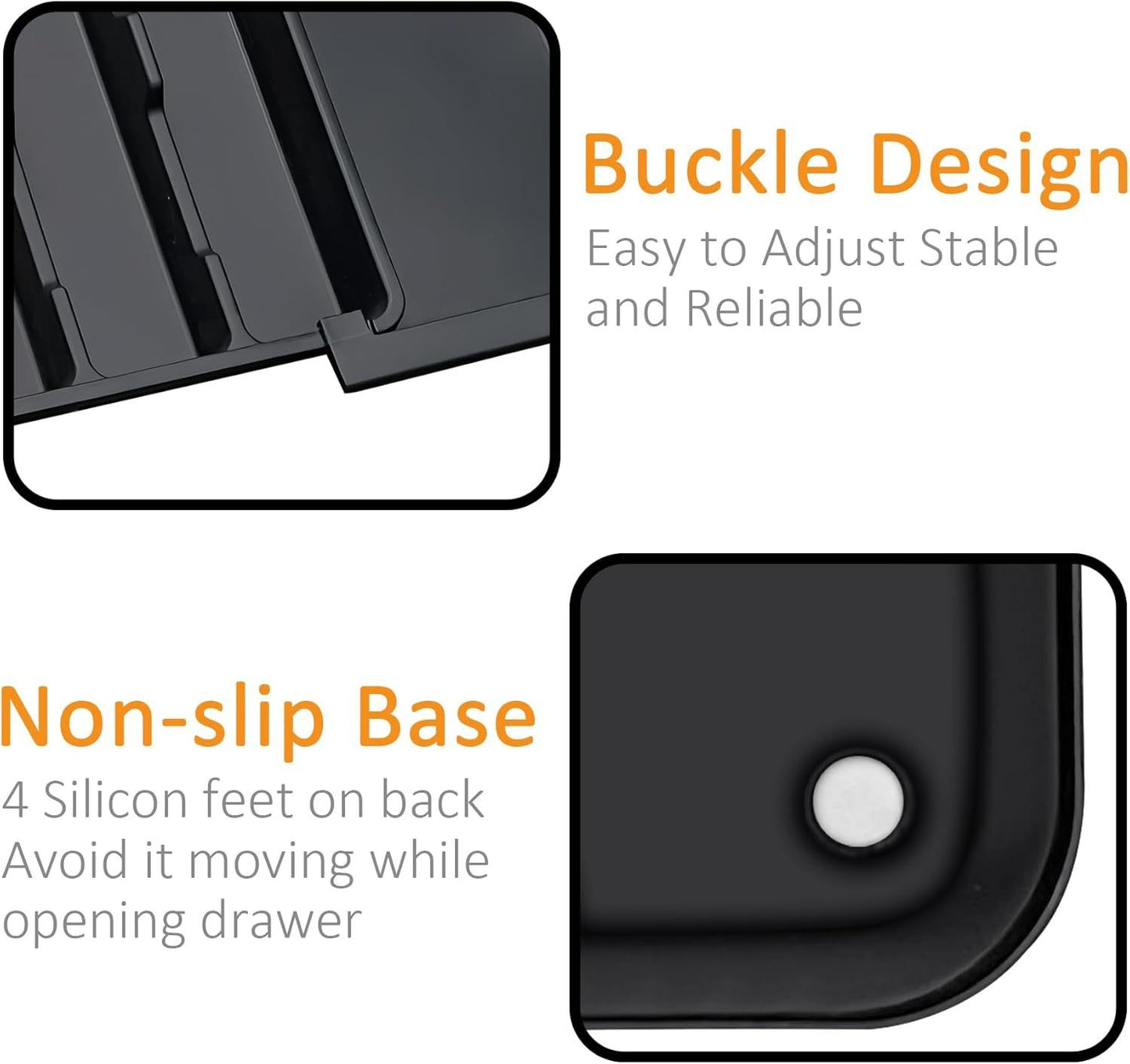 3-Way Expandable Cutlery &amp; Knife Organizer