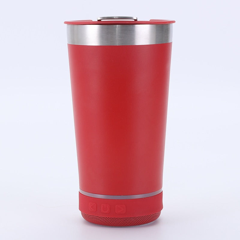 The Ultimate 2-in-1 Backyard Mug | 16 oz Insulated Tumbler & Detachable Bluetooth Speaker with Built-in Bottle Opener