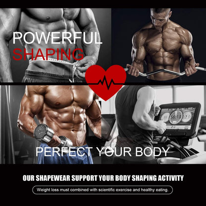 Instant Slimming: Men's Chest & Belly Compression Shaping Vest