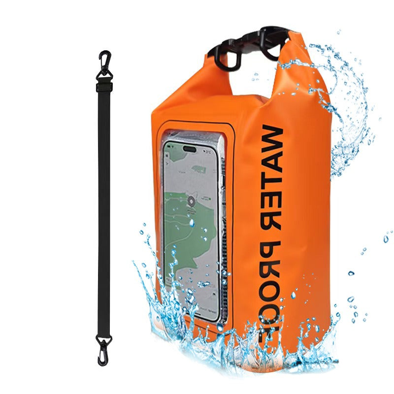IP68 Waterproof Dry Bag with Touchscreen Phone Pocket – 68OZ/169OZ Crossbody for Kayaking, Fishing & Hiking**