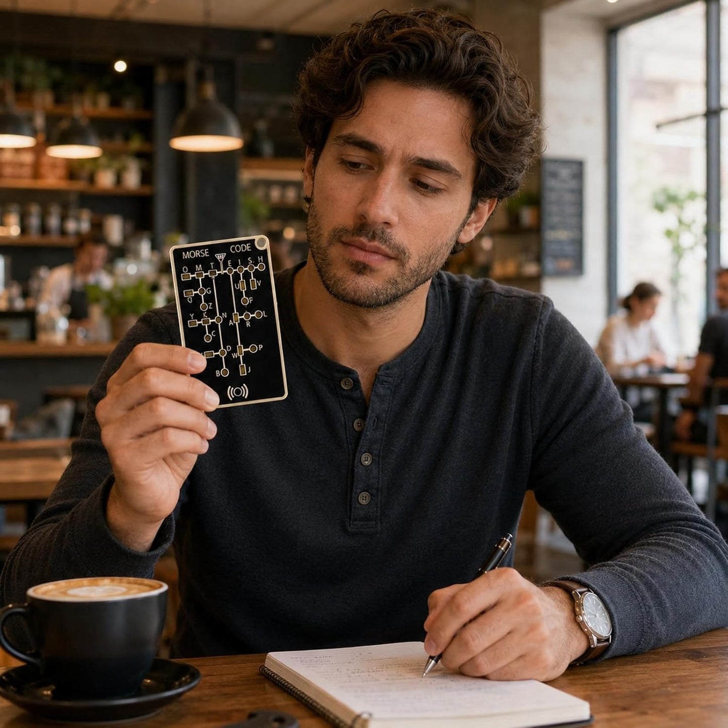 Interactive Morse Code Trainer Card — Learn Faster with LED & Sound Feedback