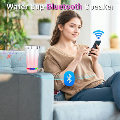 The Ultimate 2-in-1 Backyard Mug | 16 oz Insulated Tumbler & Detachable Bluetooth Speaker with Built-in Bottle Opener