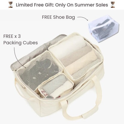 The Weekender Pro™: 2-in-1 Wrinkle-Free Rolling Garment Duffel Bag