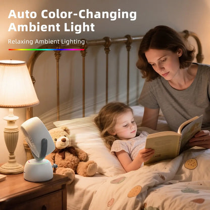 ❄️ AI Face-Tracking Desk Fan – 200-Speed Quiet Cooling with Digital Display & Type-C Charging