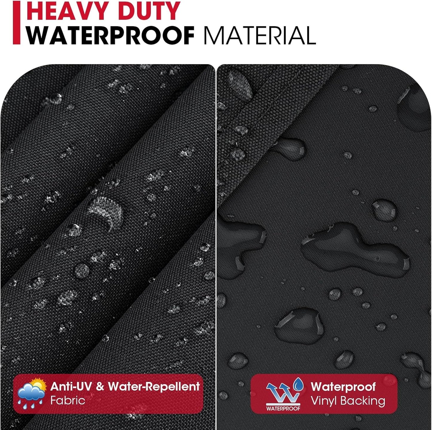 Heavy-Duty Waterproof BBQ Grill Cover