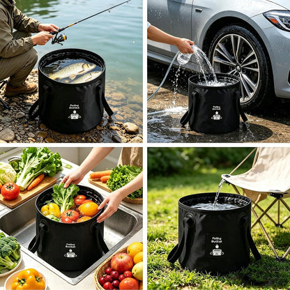 Portable Waterproof Collapsible Water Bucket
