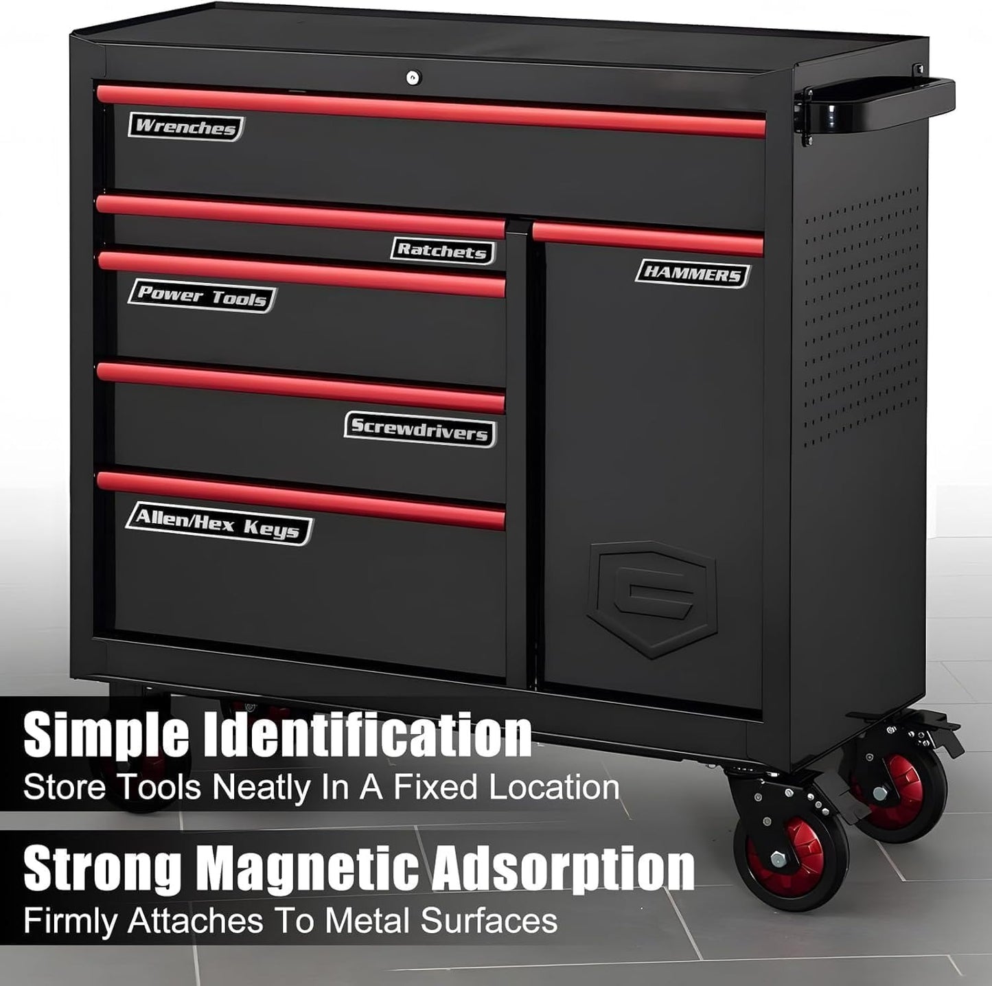 3D Magnetic Toolbox Labels — Organize Your Tools Without Sticky Mess