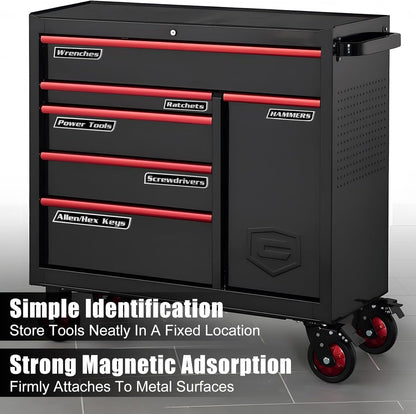 3D Magnetic Toolbox Labels — Organize Your Tools Without Sticky Mess