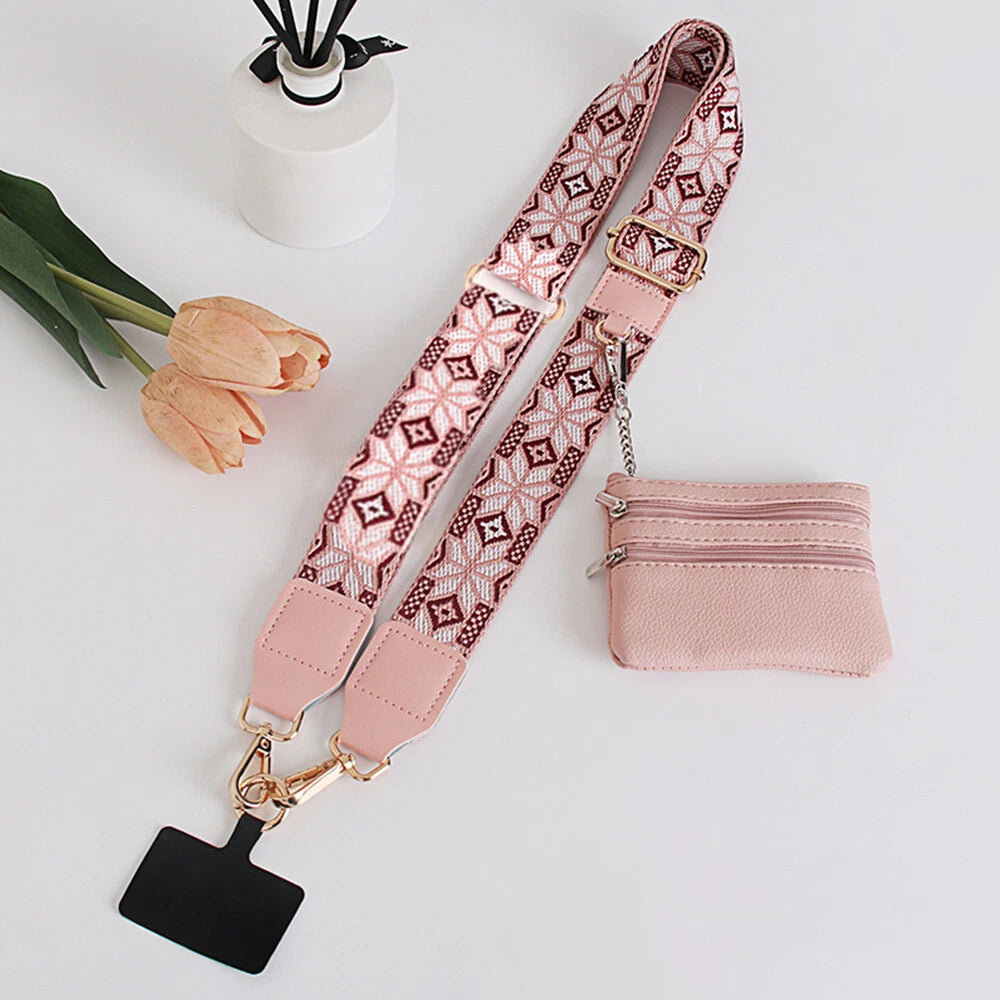 Clip and Go Strap for Phone with Wallet