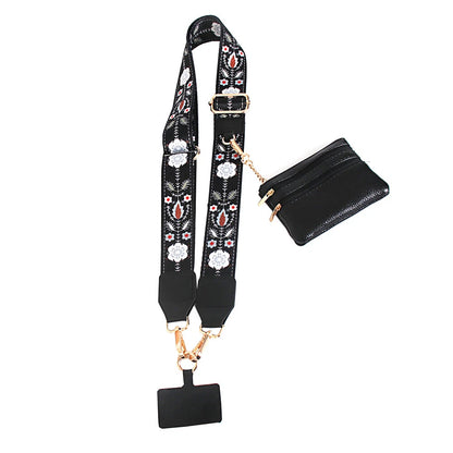 Clip and Go Strap for Phone with Wallet