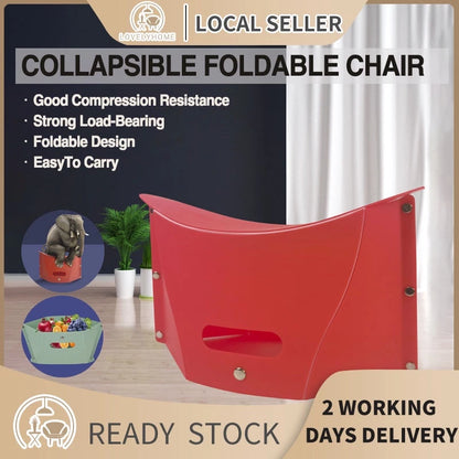 Ultralight Folding Travel Stool & Airplane Footrest——Relief for Long Flights, Camping & Outdoor Waiting