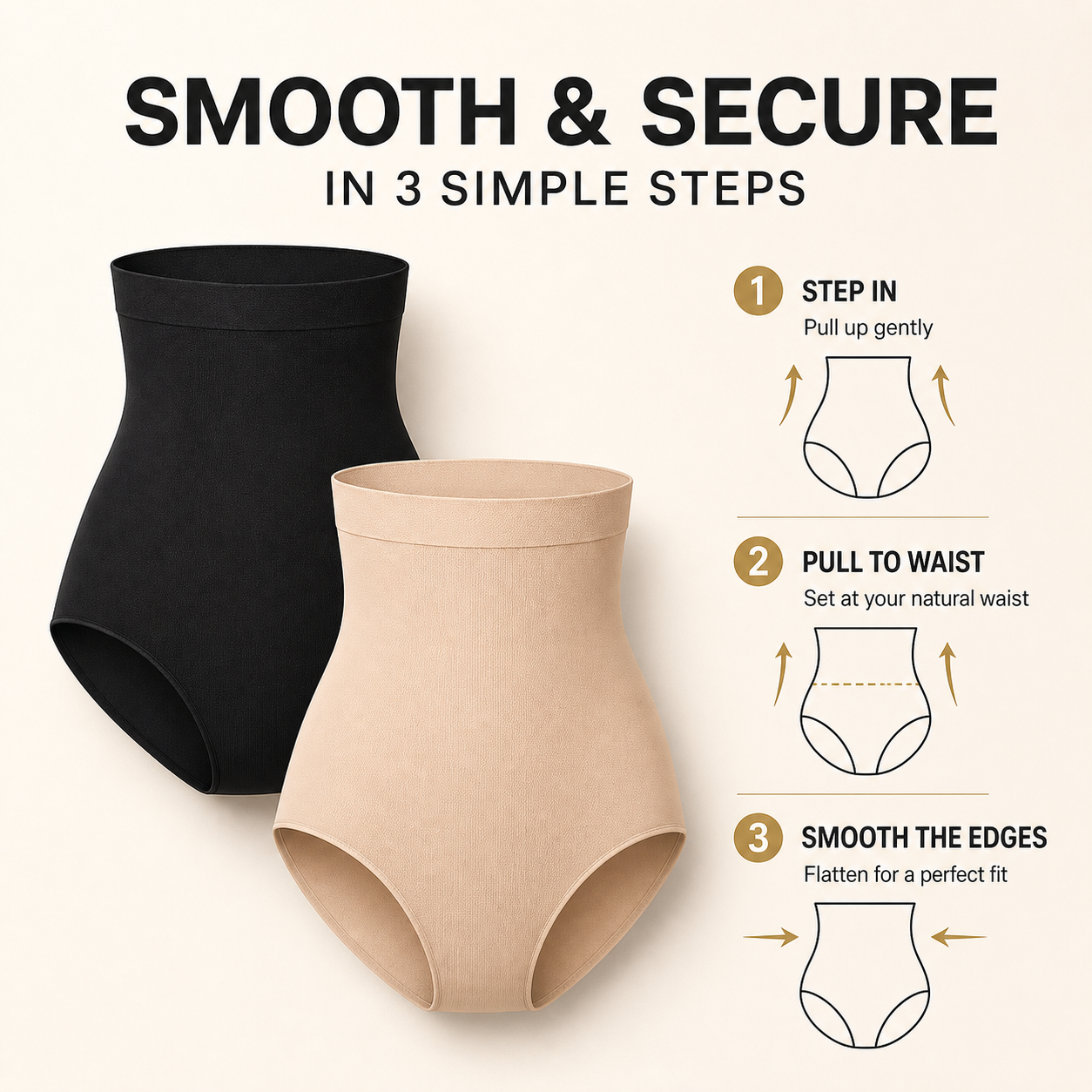 High-Waisted Seamless Shaper Panty