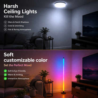 RGBIC Smart Floor Lamp — Turn Any Corner Into a Vibe